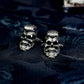 Badass Gentleman Skull Cufflinks - 925 Sterling Silver Handmade