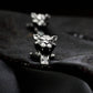 Saber-Toothed Tiger Cufflinks - 925 Sterling Silver Handmade