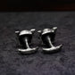 Saber-Toothed Tiger Cufflinks - Handmade 925 Silver Wildlife Design