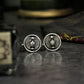 Saint Beetle Cufflinks, Egyptian Scarab - 925 Sterling Silver Handmade
