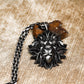 Fierce Lion Guardian Pendant - 925 Silver Handcrafted