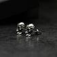 Mini Devil Skull Earrings - 925 Sterling Silver Handmade