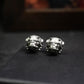 Mastiff Stud Earrings - 925 Sterling Silver Handmade
