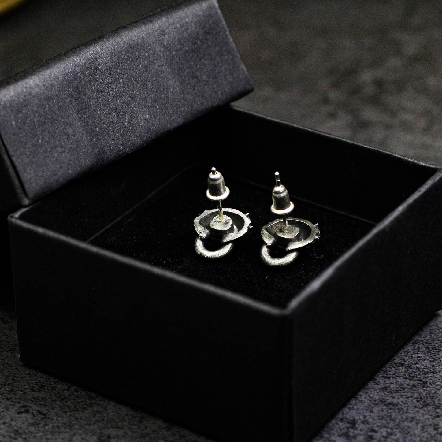 Roaring Lion Door Knocker Earrings - 925 Sterling Silver Handmade