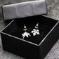 Demon Bloom Stud Earrings - 925 Sterling Silver Handmade