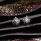 Lion Head Stud Earrings - 925 Sterling Silver Handmade Gothic Style