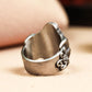 Mythical Guardian Demon Ring ââ‚?Handmade Silver Warrior Protector Jewelry