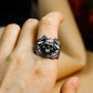 Demon Guardian 925 Silver Handmade Ring ¨C Gothic Skull Warrior
