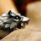 Griffin Head Ring ââ‚?Handcrafted Sterling Silver