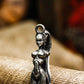 Divine Feminine Talisman - Artisan Crafted in 925 Silver