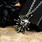 Iron Crown Skull Pendant - 925 Silver Handcrafted