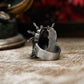 Shadow Beast 925 Silver Handmade Ring ¨C Gothic Creature Totem