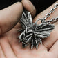Death Moth Pendant - 925 Sterling Silver Handmade