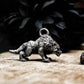 Feral Beast Guardian Pendant - Artisan Crafted in 925 Silver