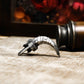 Lunar Crescent Claw Pendant - Handcrafted in 925 Silver