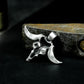 Bull Skull Pendant - 925 Sterling Silver Handmade