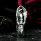 Winged Grim Reaper Pendant - 925 Sterling Silver Handmade
