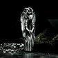 Winged Grim Reaper Pendant - 925 Sterling Silver Handmade