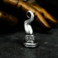 Ornate Pirate Hook Pendant - 925 Sterling Silver Handmade