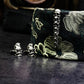 Skull Tie Clip, Soul Tower Skull, 925 Silver Handmade