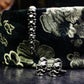Skull Tie Clip, Soul Tower Skull, 925 Silver Handmade