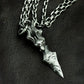 Dragon Hilt Sword Pendant - 925 Sterling Silver Handmade